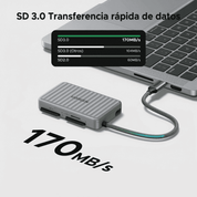 UGREEN Multifunction TF/SD Dual Card Reader Case (CM868 / 55886)