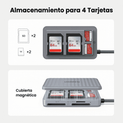 UGREEN Multifunction TF/SD Dual Card Reader Case (CM868 / 55886)