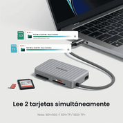 UGREEN Multifunction TF/SD Dual Card Reader Case (CM868 / 55886)