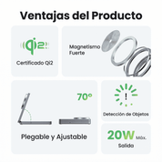 Cargador Inalámbrico UGREEN MagSafe 2-en-1 15W (45023)