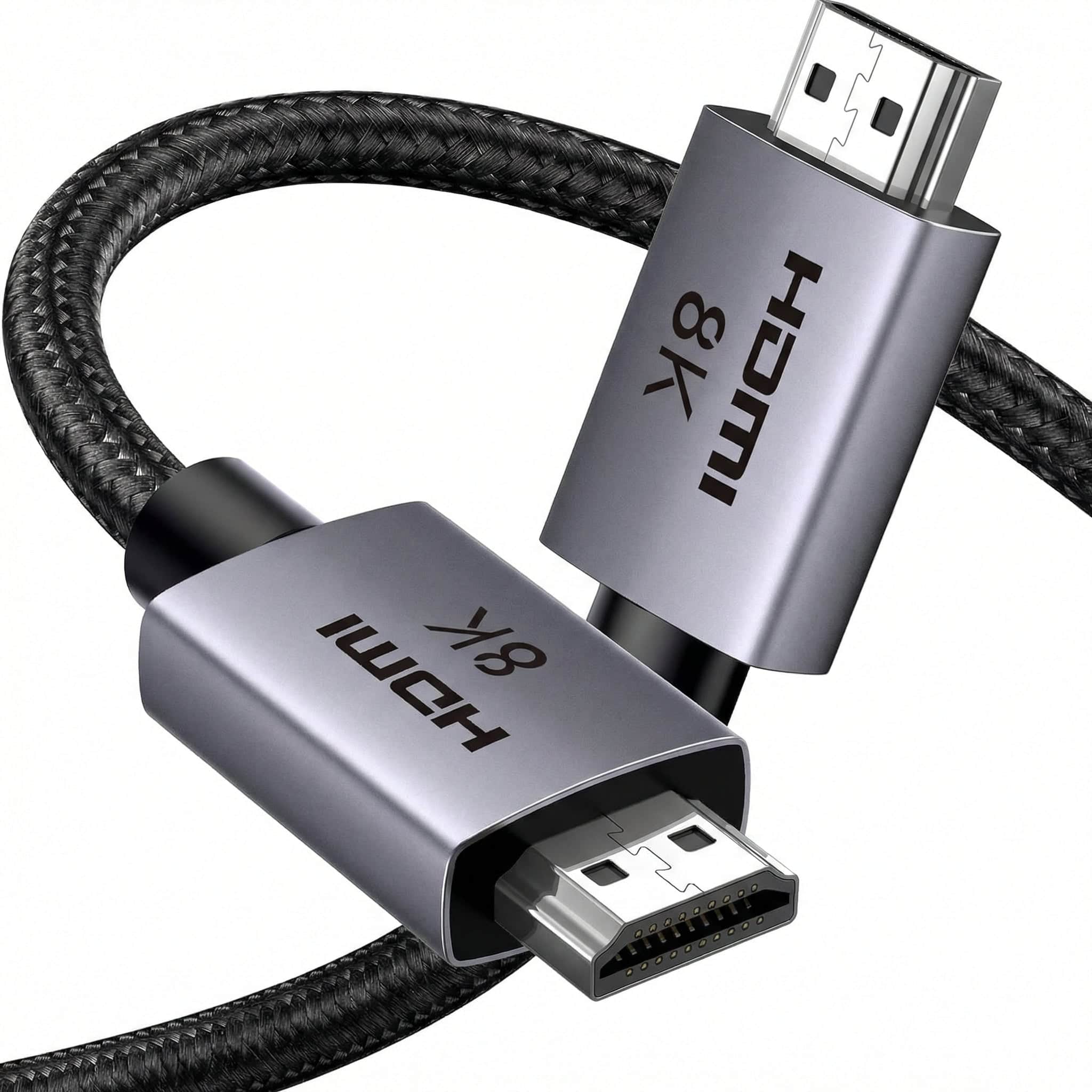 Cable HDMI UGREEN 8K 60Hz / 4K 240Hz 2.1 – 2 m, trenzado (25910)