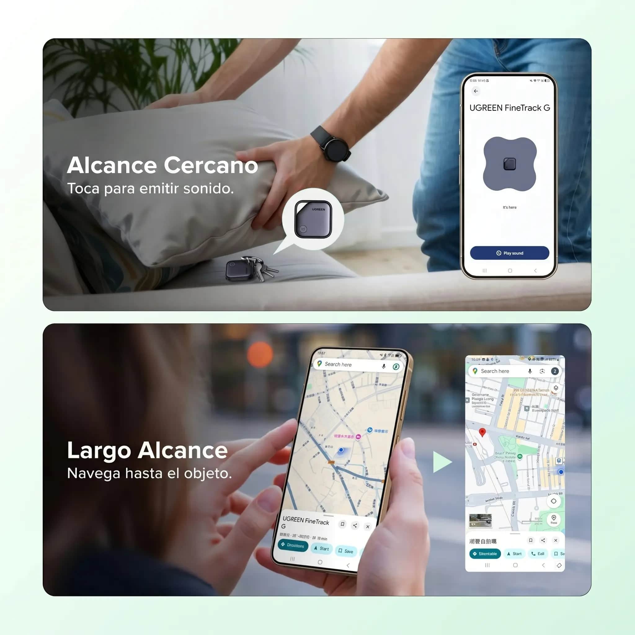 UGREEN Smart Tracker Bluetooth compatible solo con Samsung SmartThings