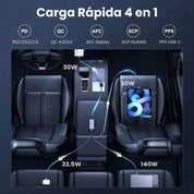 Cargador para Auto UGREEN 150W Multipuerto (EC706 / 35571)