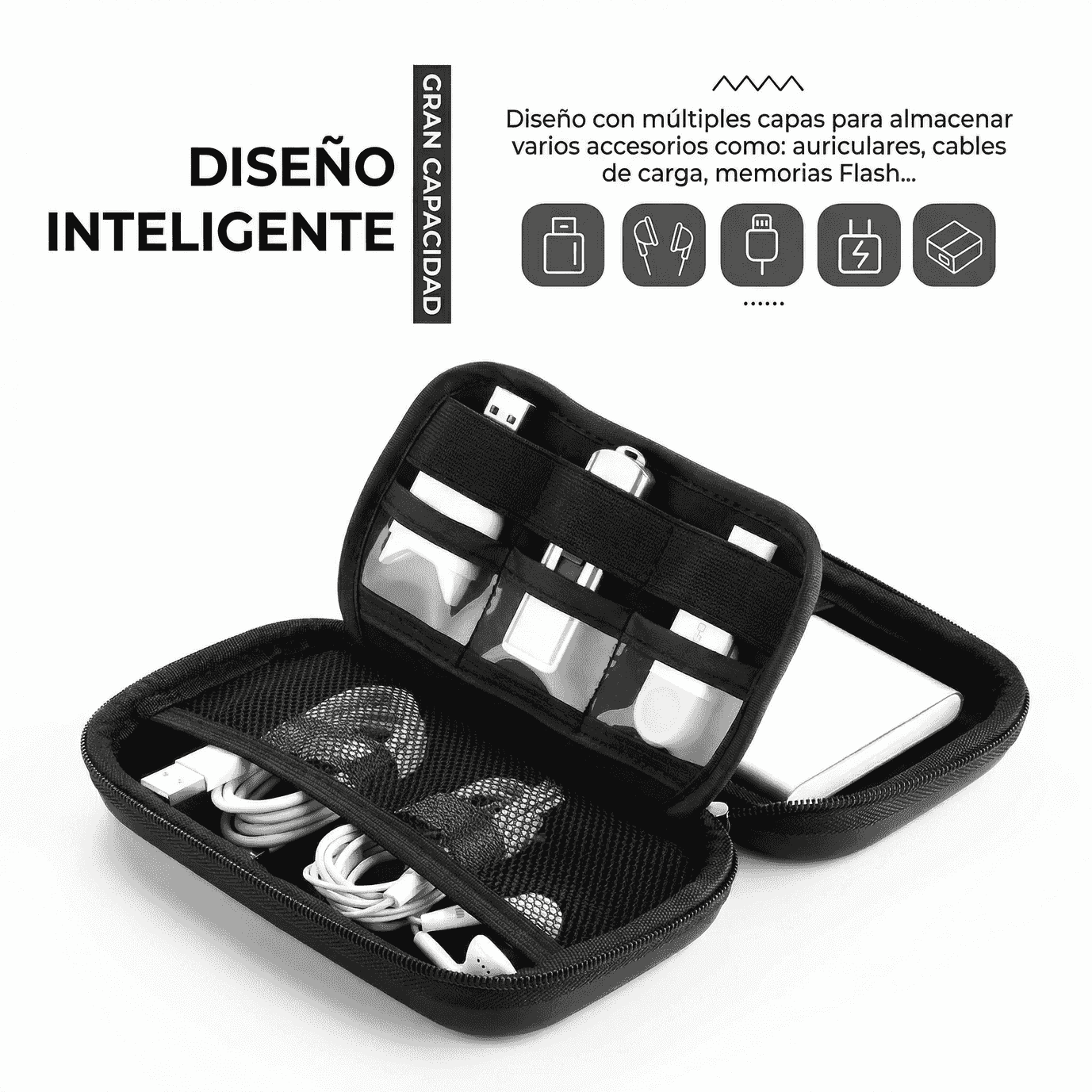 Estuche UGREEN para Disco Duro Externo (40707)