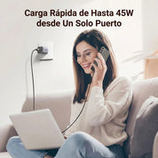 Cargador de Pared UGREEN Nexode 45W - 2 Puertos USB-C