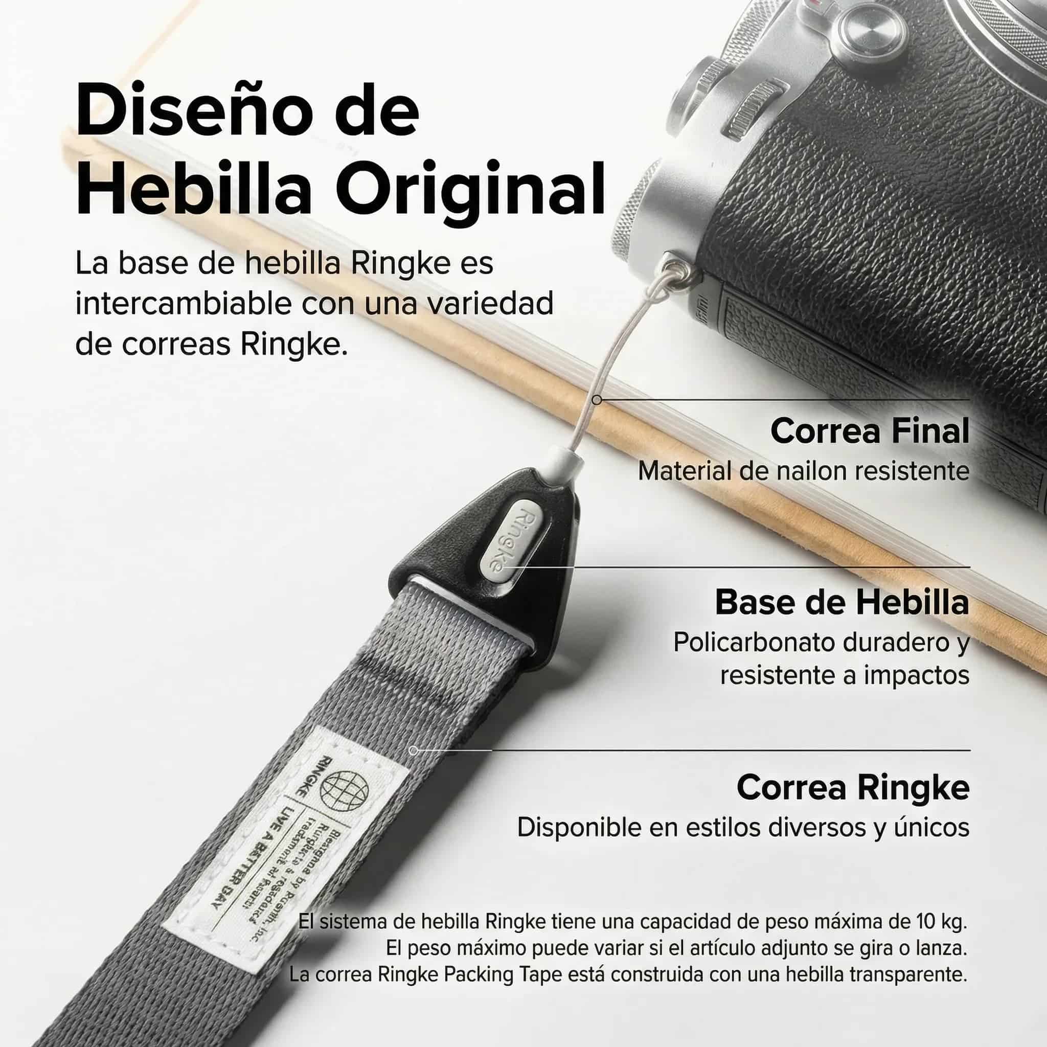 Correa Ringke Design Hand Strap - Graphite