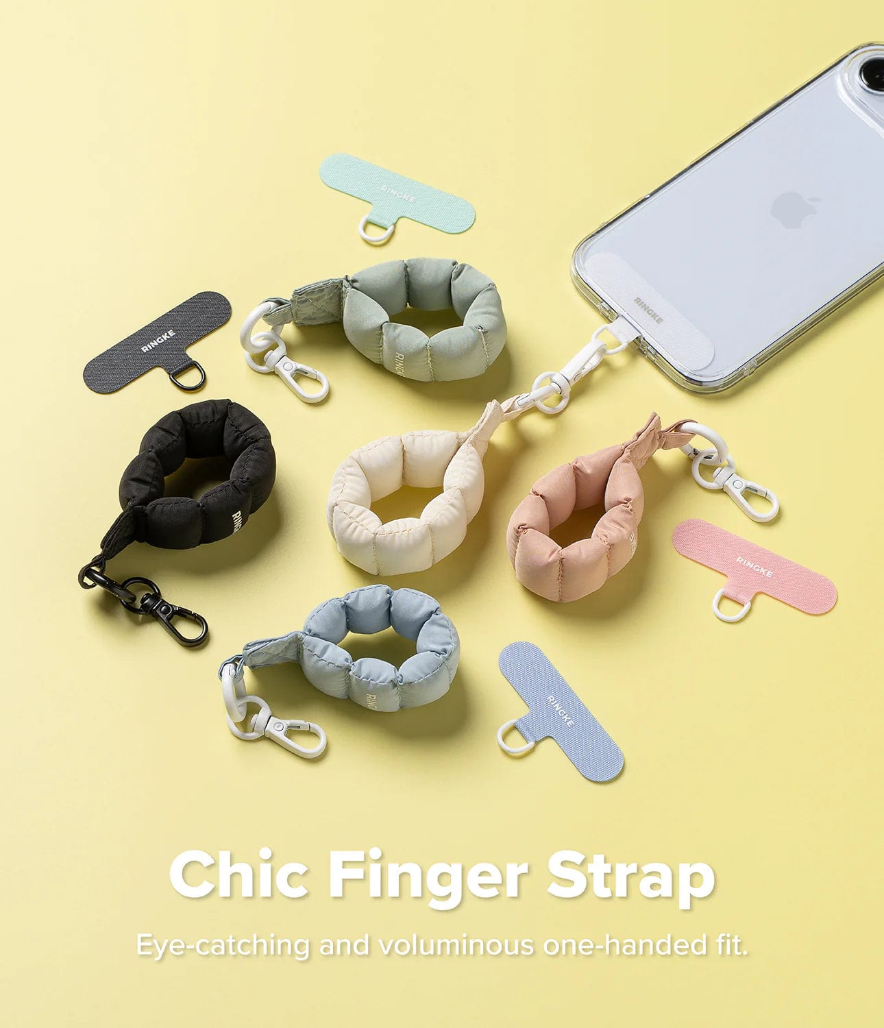 Correa Ringke Holder Link Puffer Finger Grip - Matcha Green