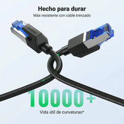 Cable de Red UGREEN UTP Cat8 RJ45 40 Gbps 200 Mhz (15 metros) - 30799