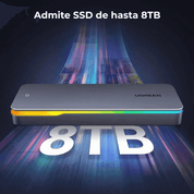 UGREEN Rack para SSD M.2 hasta 20 Gbps (NVMe / SATA) - 25665