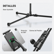 Trípode Dual 2-en-1 UGREEN para celular y tablet (4.7″ a 13″) - 15647