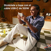 Cable Ugreen UNO USB-C a USB-C 100W 1m - Space Gray