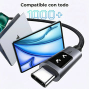 Cable Ugreen UNO USB-C a USB-C 100W 1m - Space Gray