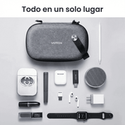 Estuche organizador UGREEN (cargador, audífonos, SD, cables USB-C) - 50903