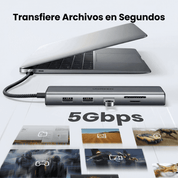 ADAPTADOR USB-C UGREEN 10 EN 1 - 15601