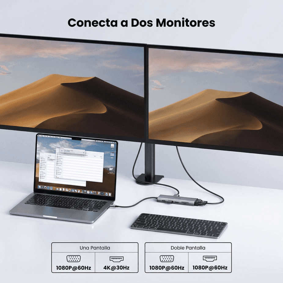 ADAPTADOR USB-C UGREEN 10 EN 1 - 15601