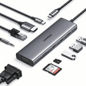 ADAPTADOR USB-C UGREEN 10 EN 1 - 15601
