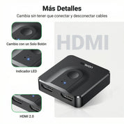 Switch HDMI 4K 60Hz Bi-Direccional UGREEN - 50966