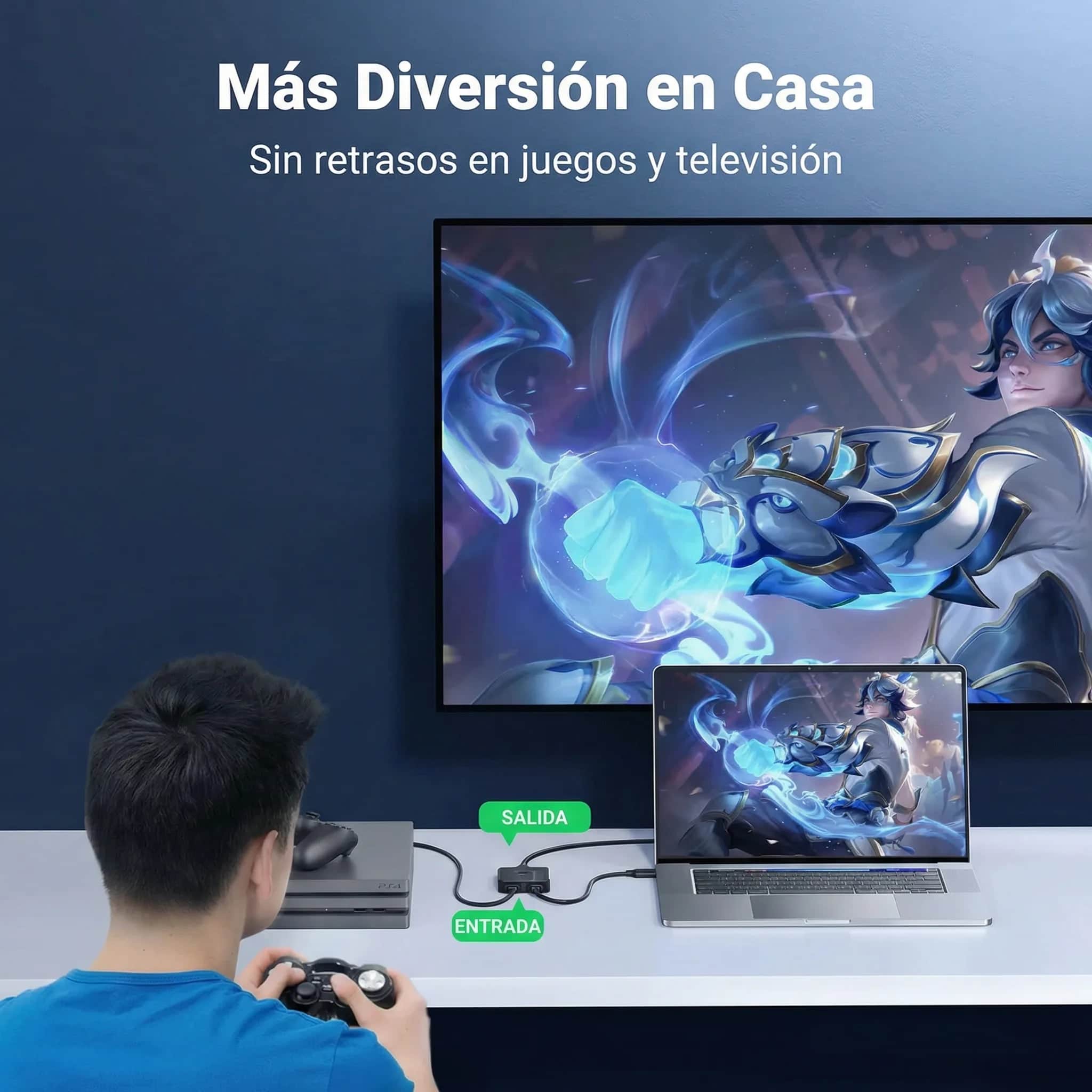 Switch HDMI 4K 60Hz Bi-Direccional UGREEN - 50966