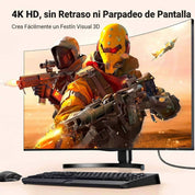 Cable Ugreen Display Port 1.2 a HDMI 1.4 4K 30Hz 3m - 35843