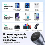 Cargador para auto UGREEN 60W Dual USB-C PD - 70594