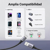 Cable UGREEN USB-A a Lightning 1M 12W (certificado) - 60156