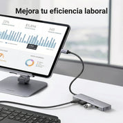 Hub Ugreen USB-C Ultra Slim 4 en 1