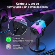 Maono Microphone PD100X RGB