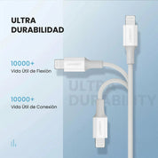 UGREEN Cable USB-C a Lightning MFi US155 10493 1M 2.4A