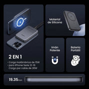 Power Bank UGREEN 10000mAh 30W Qi2 (Magsafe)
