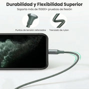 Cable USB-C a Lightning Aluminio Trenzado 1M 30W