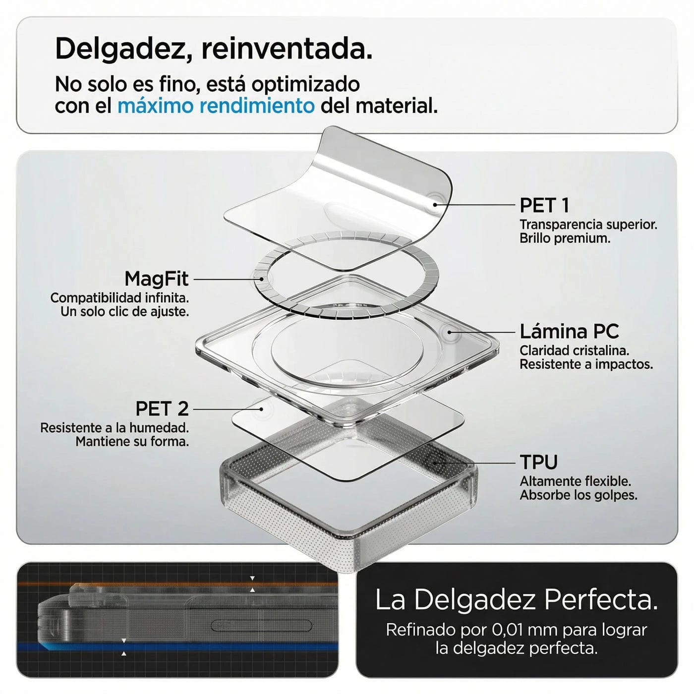 Case Spigen Ultra Hybrid Zero One Mag Fit Galaxy S26 Ultra (MagSafe) Qi2 - Black
