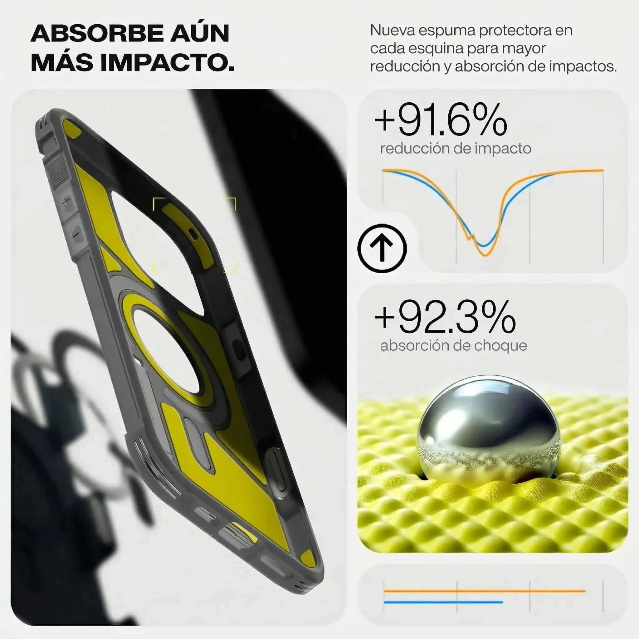 Case Spigen Tough Armor T AI + Control de Cámara iPhone 16 Pro Max (MagSafe)