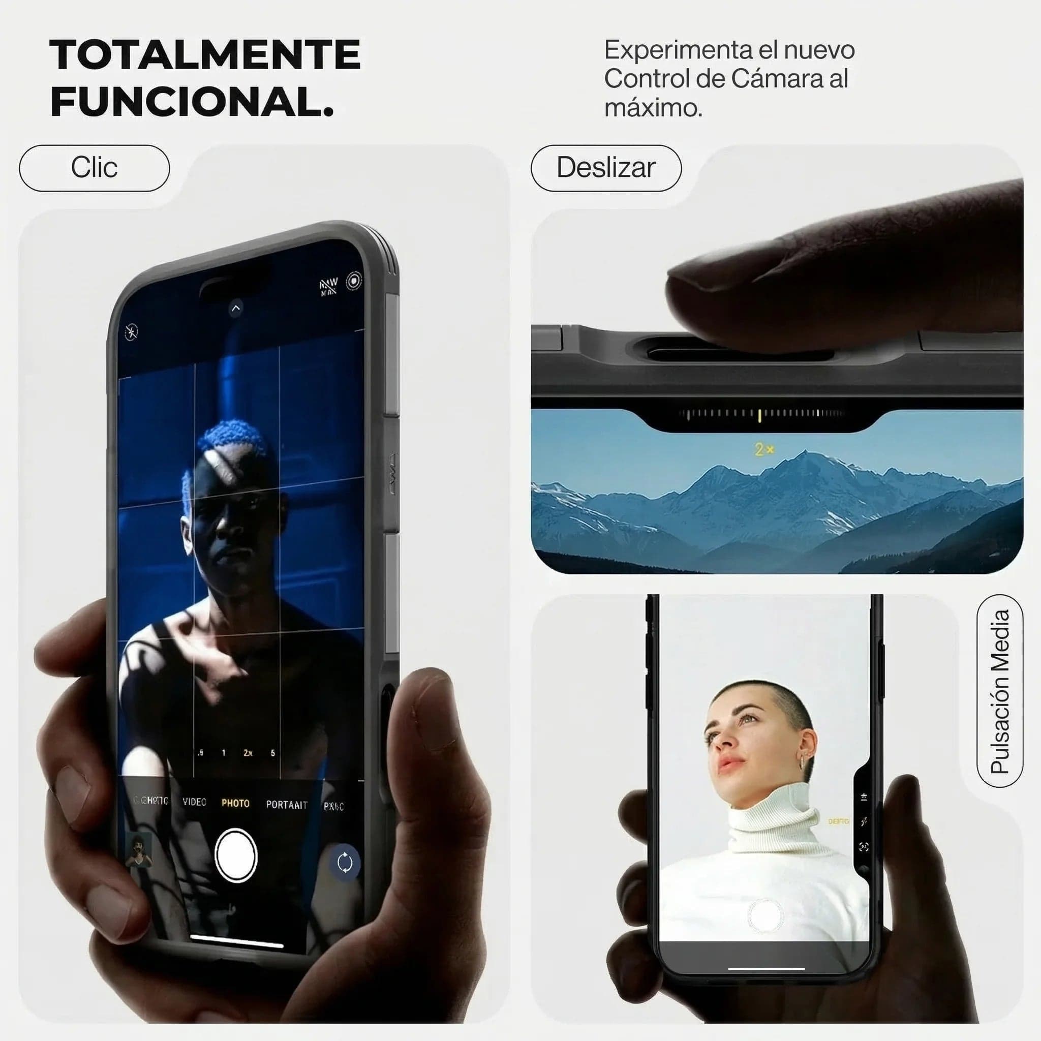 Case Spigen Tough Armor T AI + Control de Cámara iPhone 16 Pro Max (MagSafe)