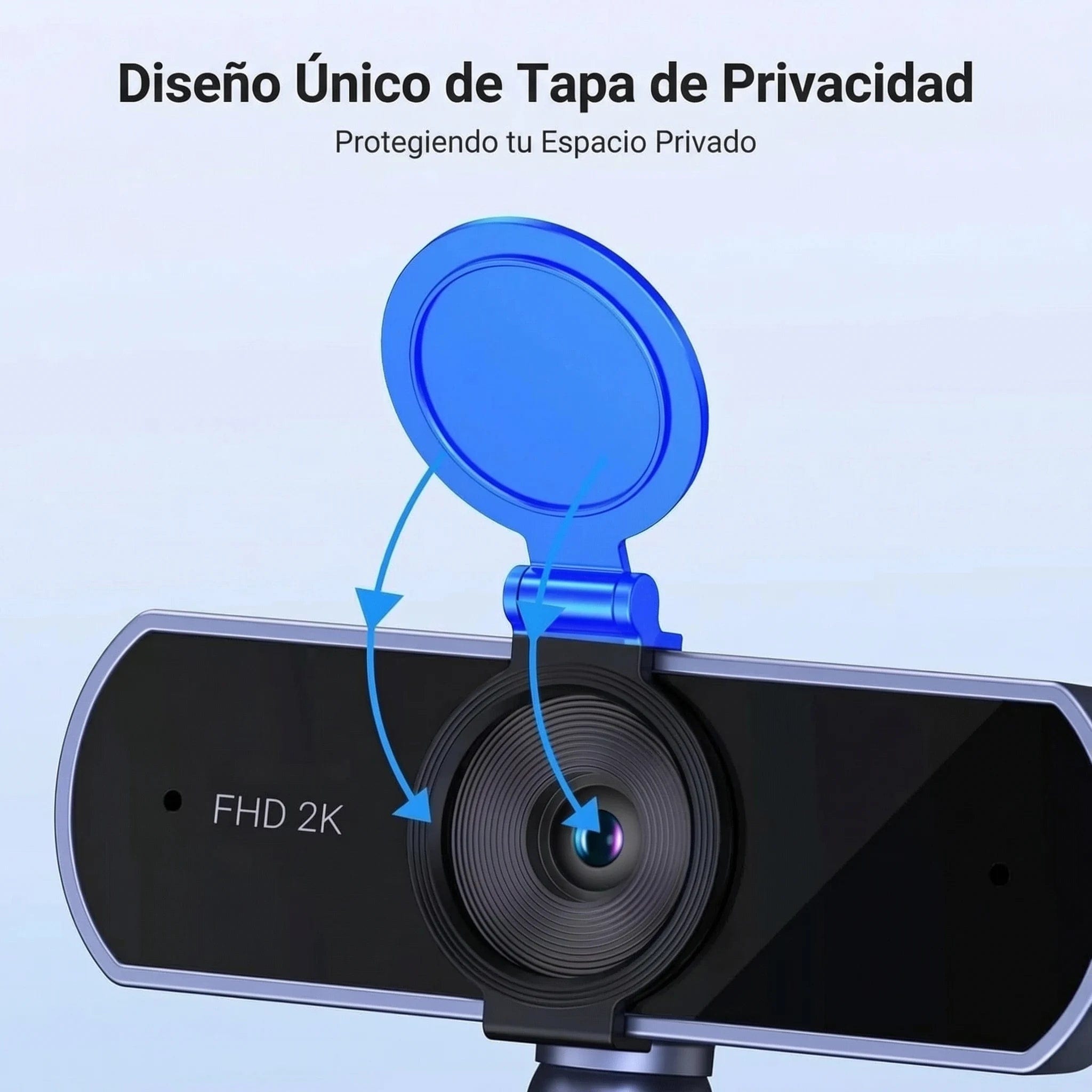 Camara Web Ugreen Cm717 Fhd 2K 30 Fps Negro 25442