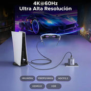 UGREEN HDMI to USB-C 4K 60Hz 2 Meter Cable With USB Power Cable