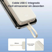 UGREEN 20000mAh 22.5W Power Bank Portable Battery with Built-in USB C Cable