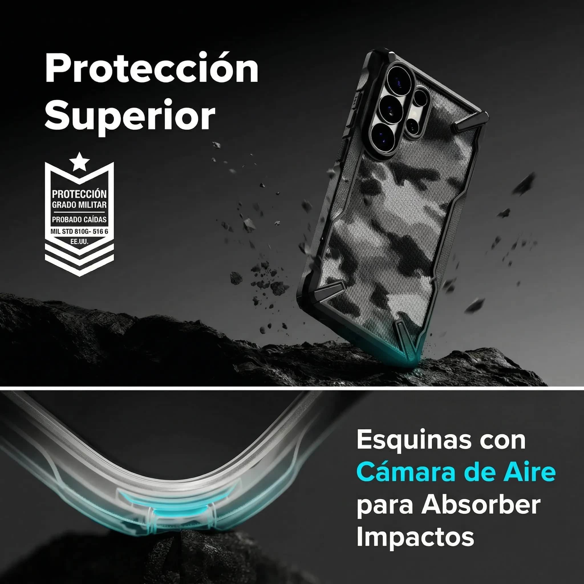 Case Ringke Fusion X Galaxy S26 Ultra - Camo Black