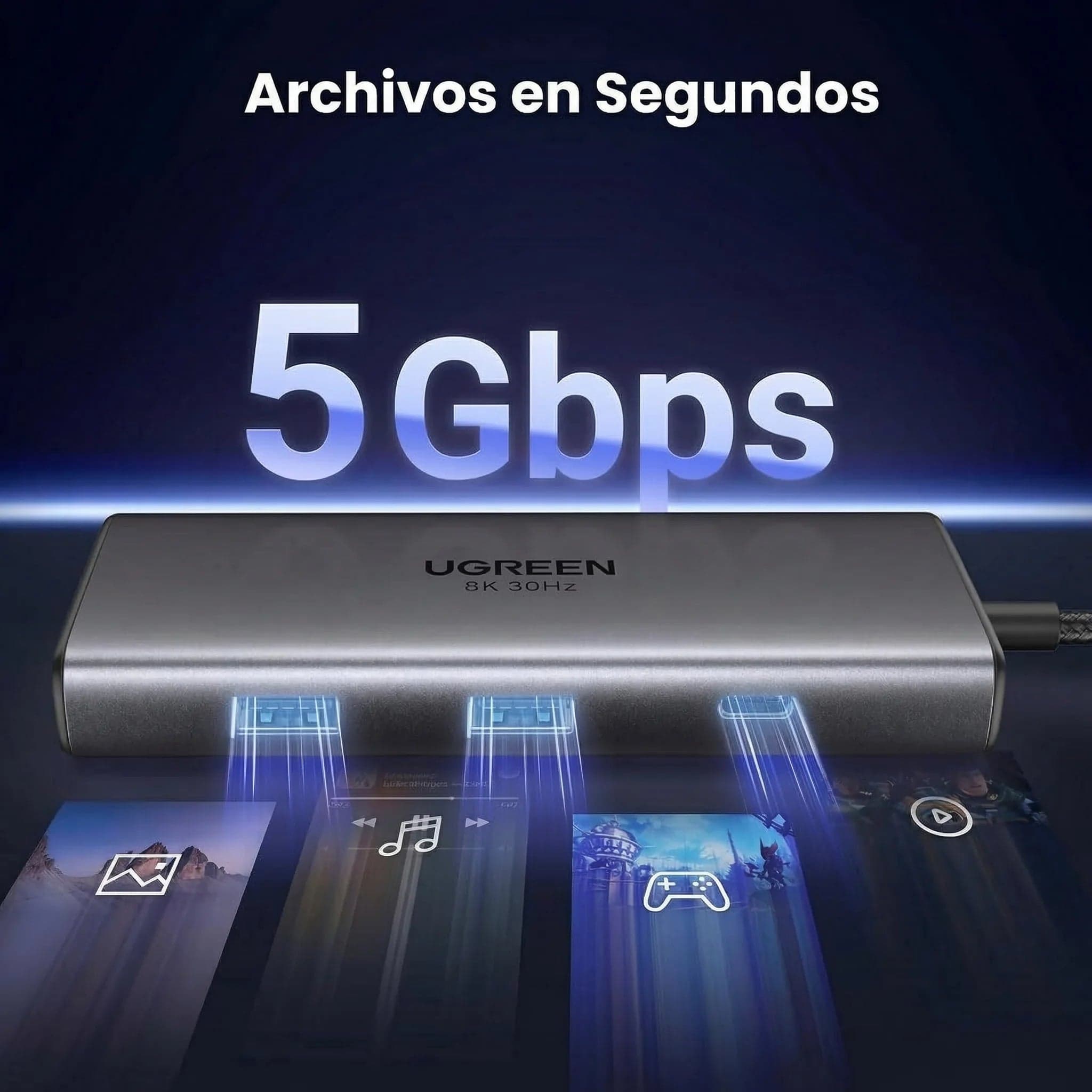 UGREEN Revodok 206 6 in 1 USB-C Hub