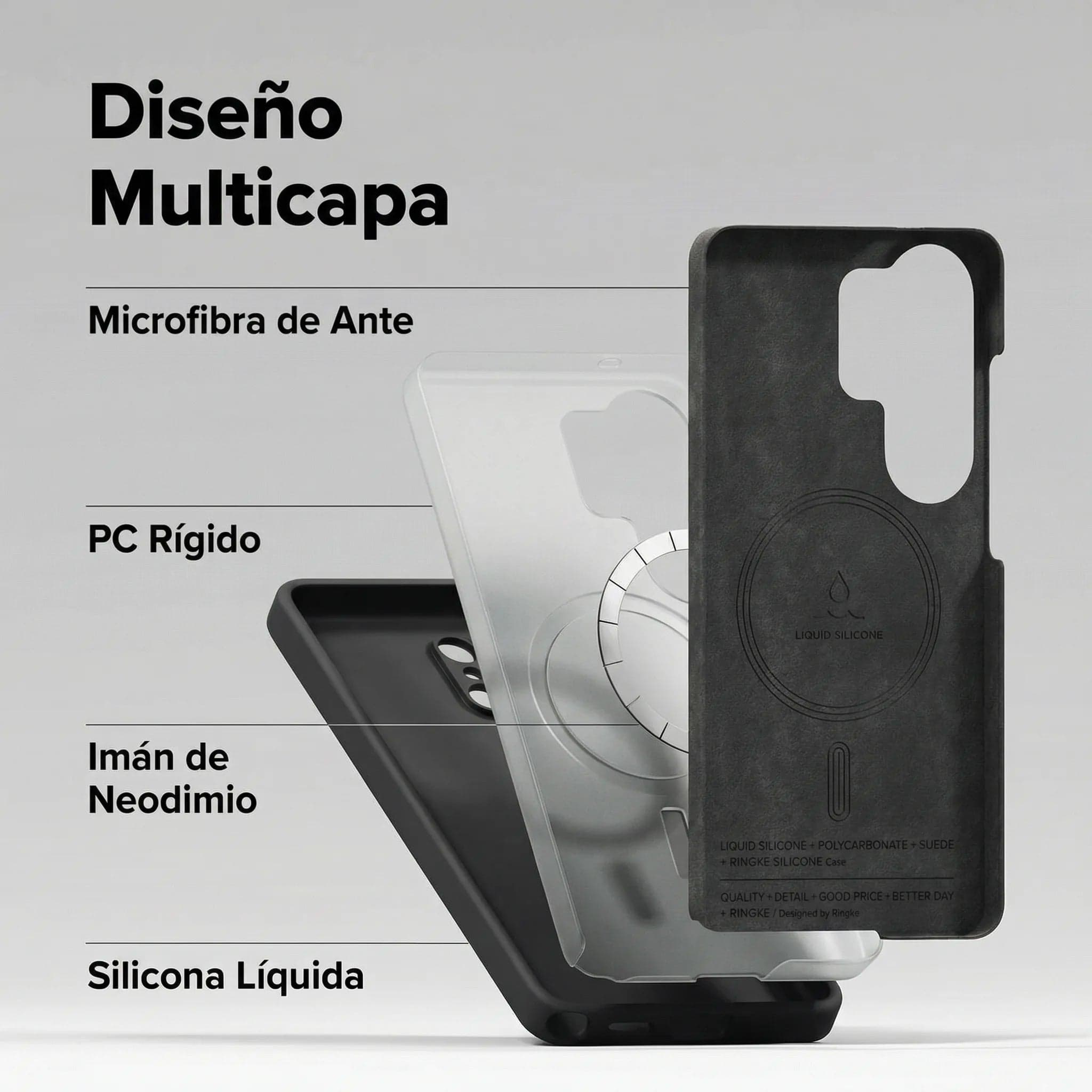 Case Ringke Silicone Magnetic Galaxy S26 Ultra (MagSafe)