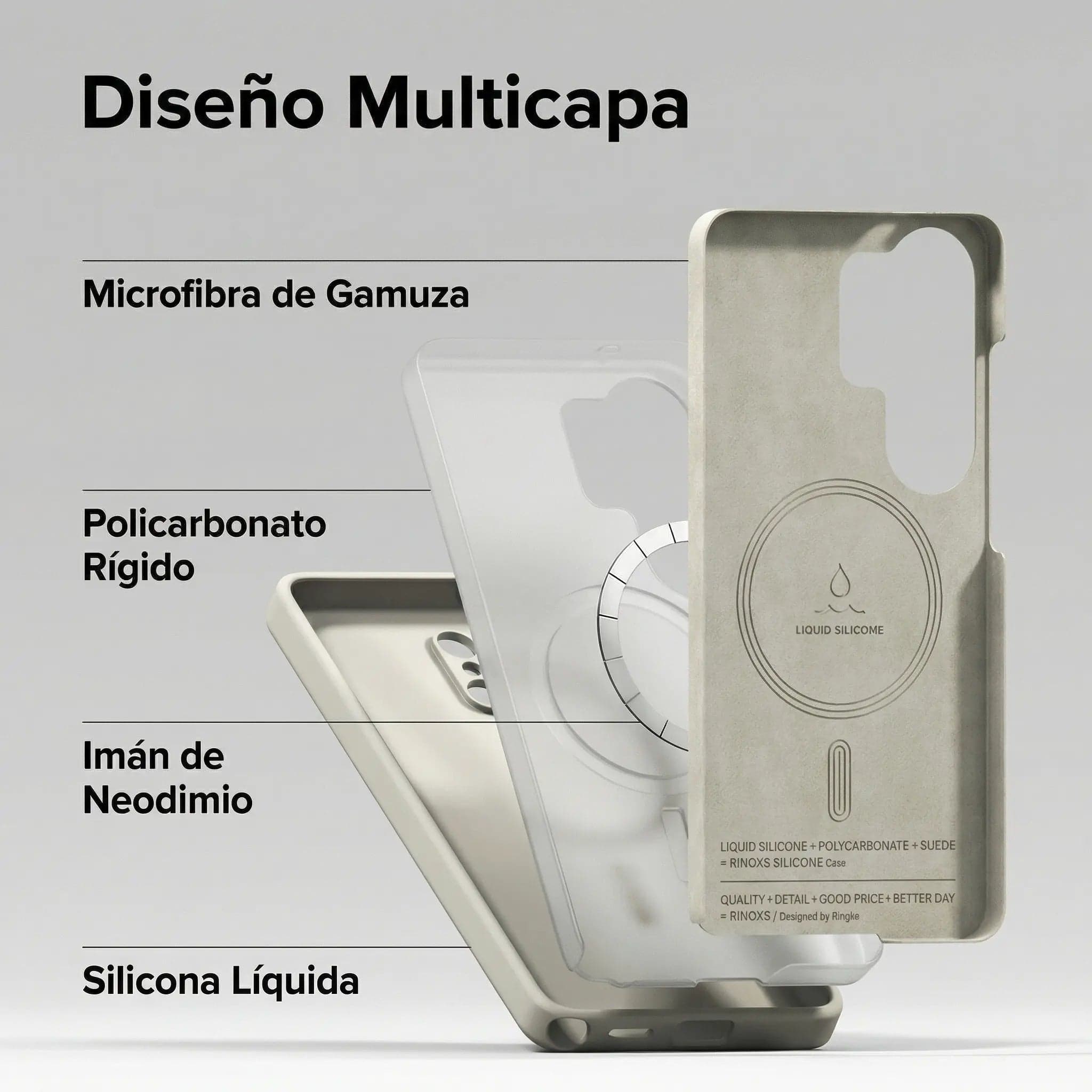 Case Ringke Silicone Magnetic Galaxy S26 Ultra (MagSafe)