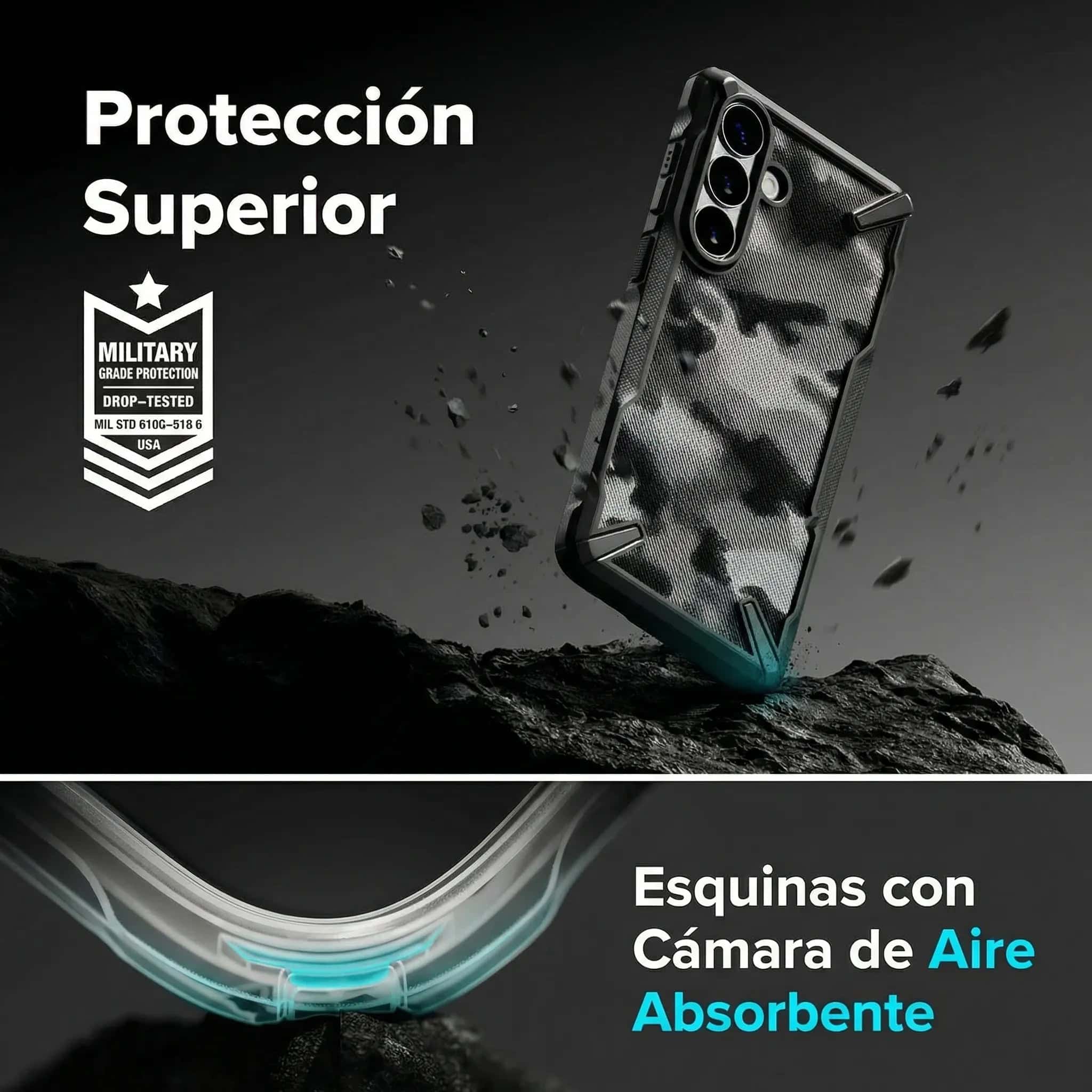 Case Ringke Fusion X Galaxy S26 Plus - Camo Black