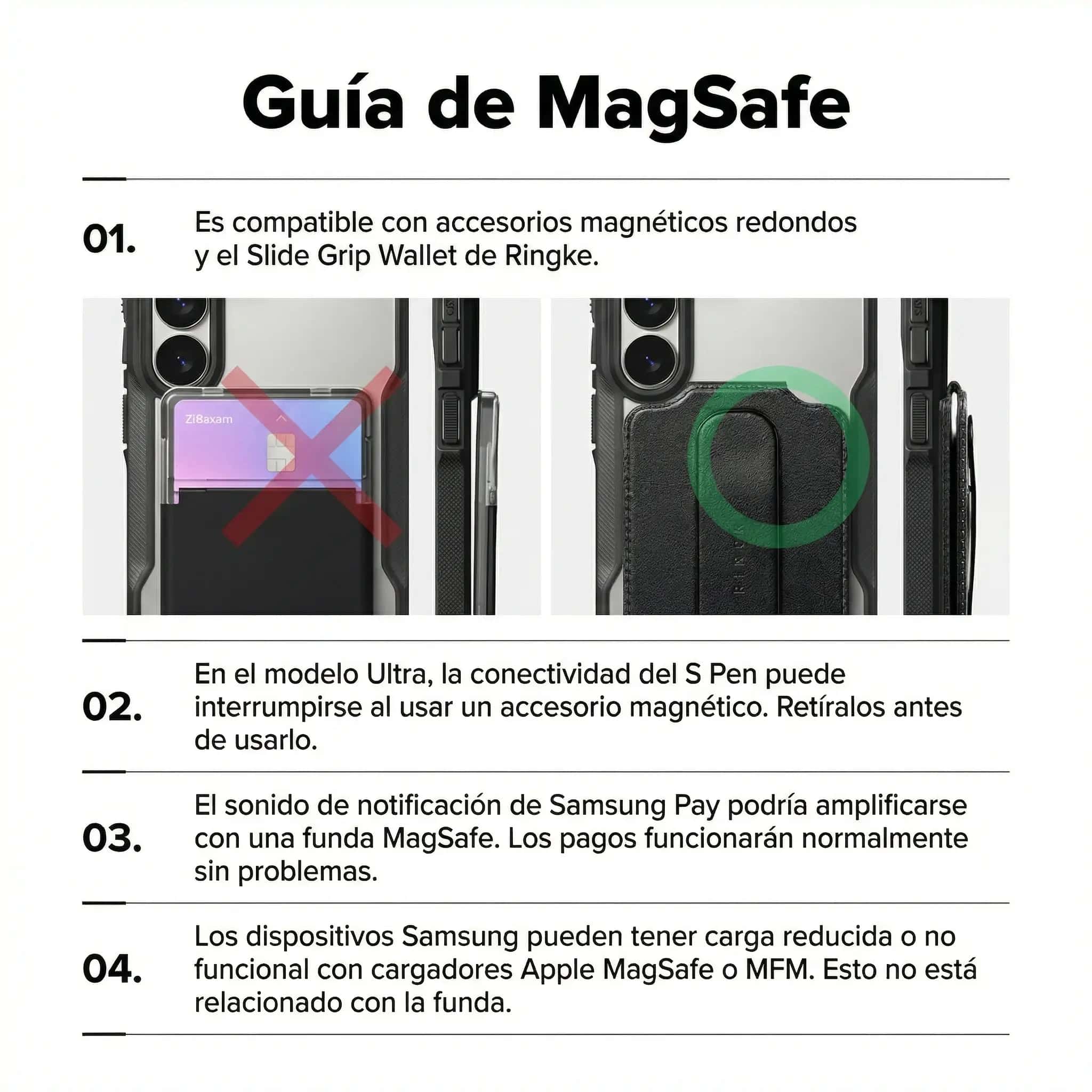 Case Ringke Fusion X Magnetic Galaxy S26 Plus (MagSafe) - Black