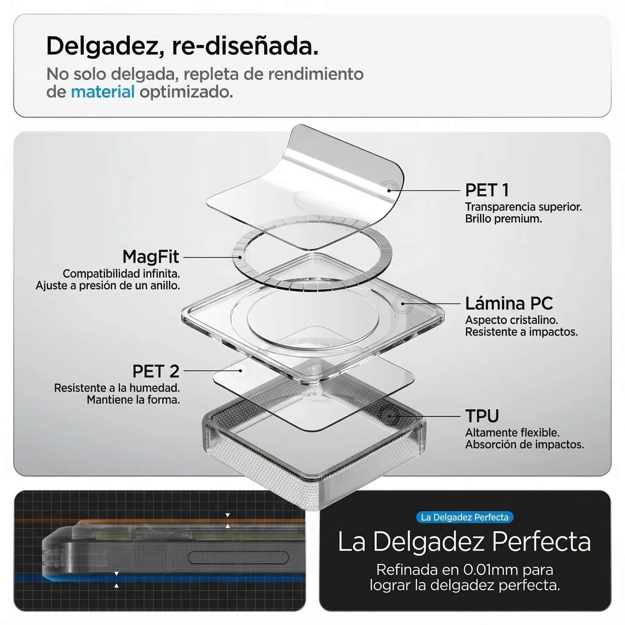 Case Spigen Ultra Hybrid Zero One Mag Fit Galaxy S26 (MagSafe) Qi2 - Black