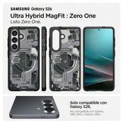 Case Spigen Ultra Hybrid Zero One Mag Fit Galaxy S26 (MagSafe) Qi2 - Black