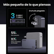 UGREEN Nexode Pro 65W 3-Port GaN Ultra-Slim iphone Charge 15817