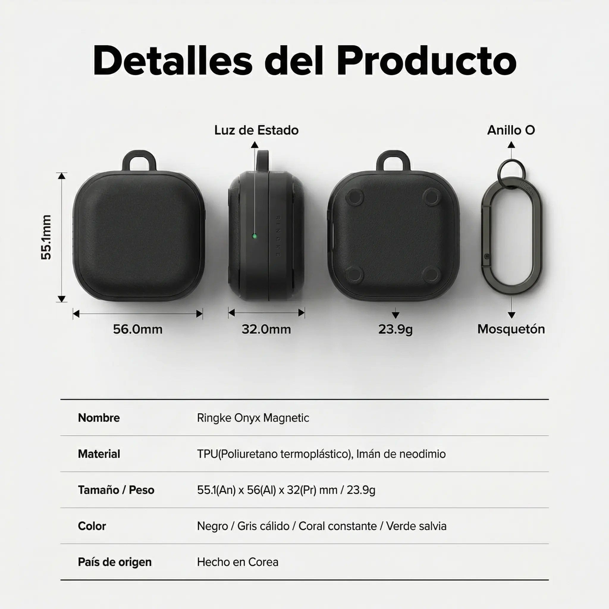 Case Ringke Onyx Magnetic Galaxy Buds 4 / 4 Pro (MagSafe)