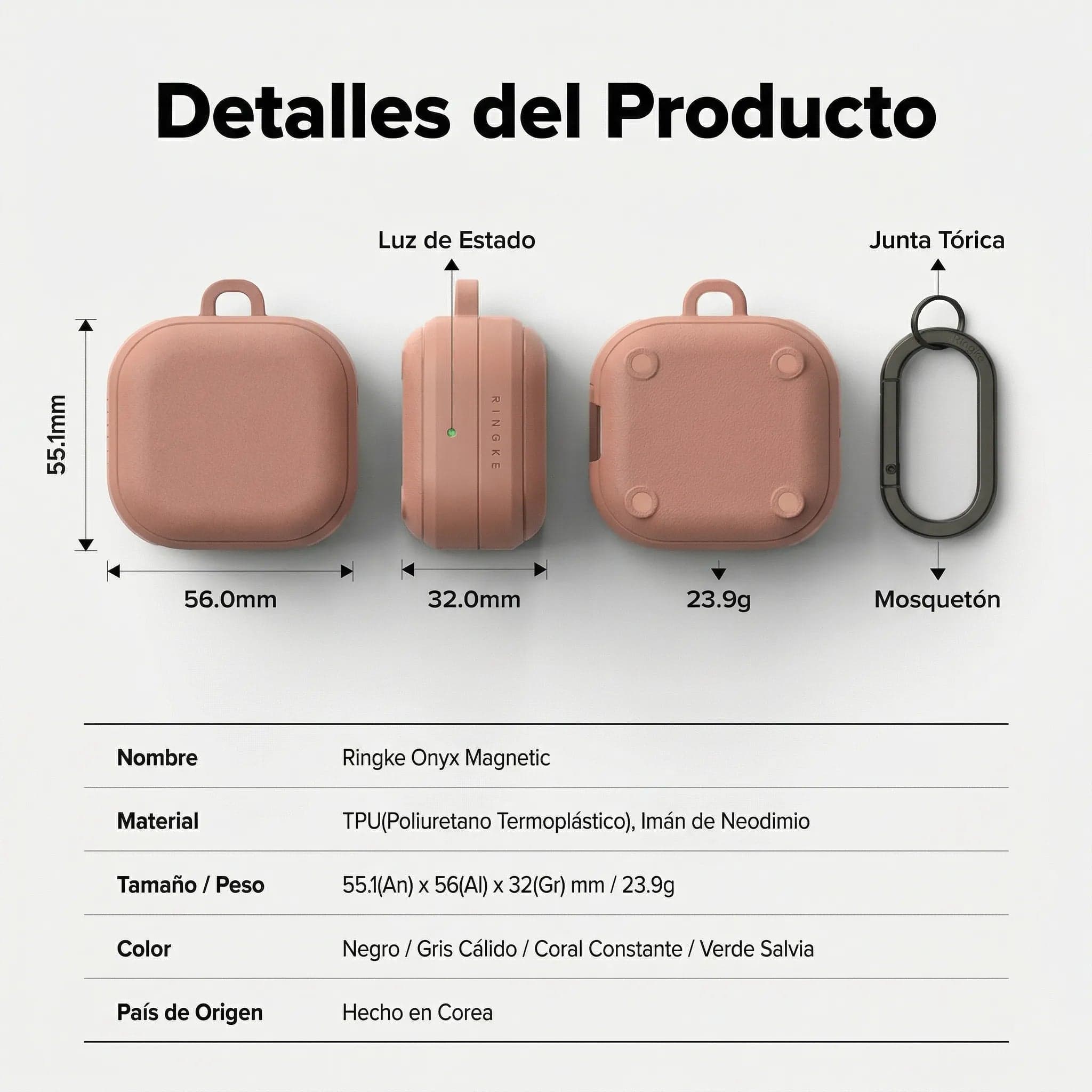 Case Ringke Onyx Magnetic Galaxy Buds 4 / 4 Pro (MagSafe)