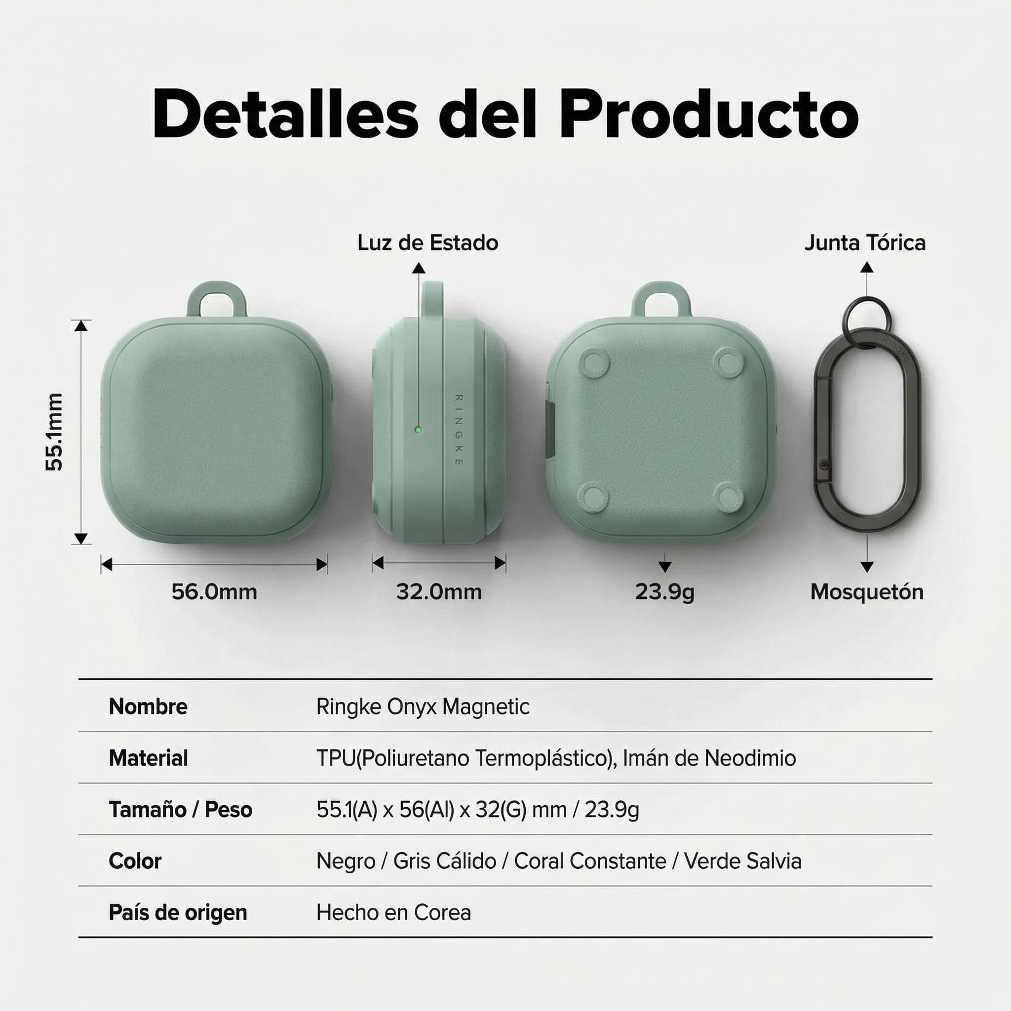 Case Ringke Onyx Magnetic Galaxy Buds 4 / 4 Pro (MagSafe)