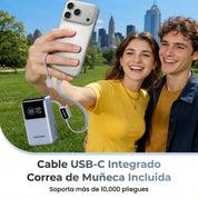 UGREEN Nexode Pro Power Bank 10,000mAh 45W con cable USB-C integrado