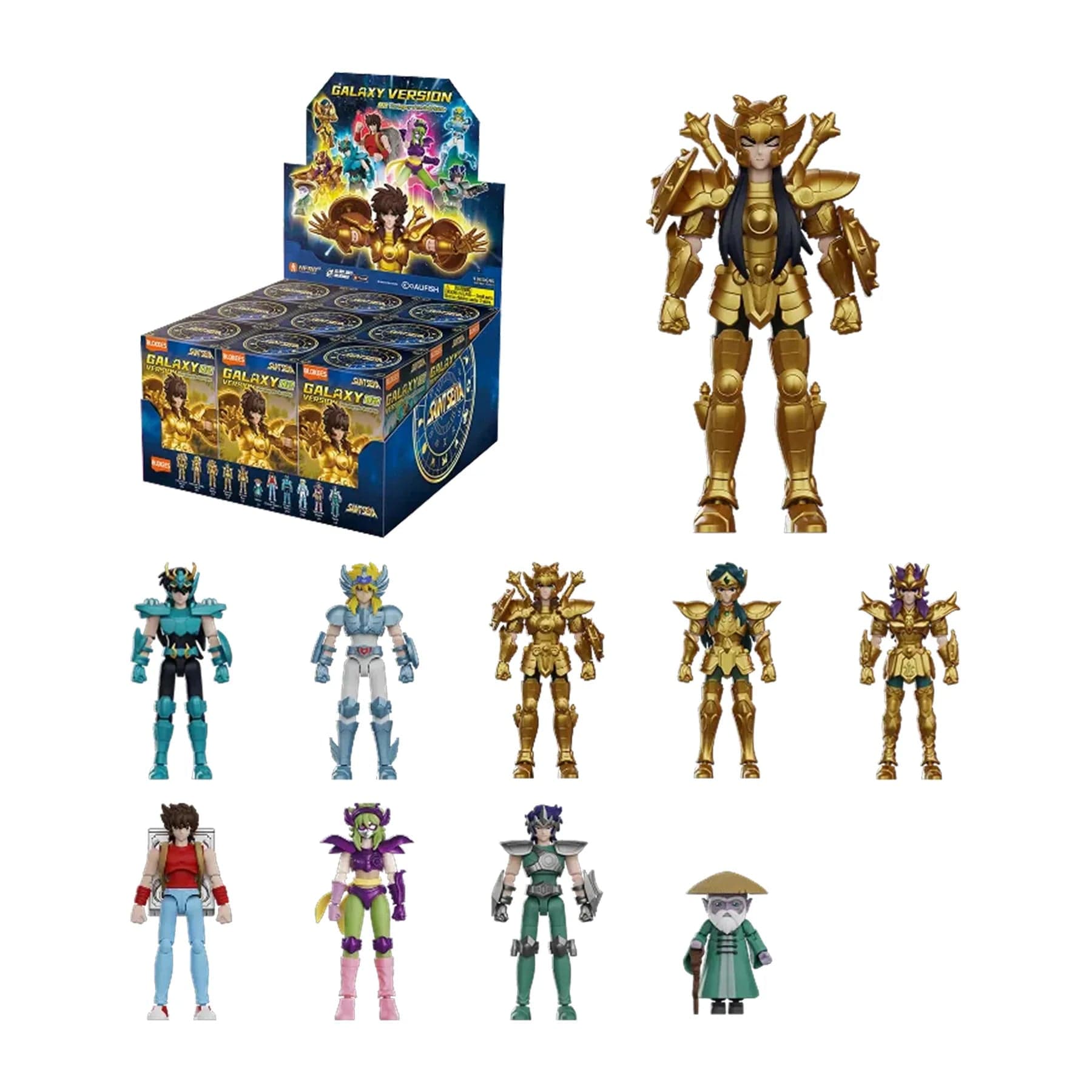 Saint Seiya figura sorpresa |  Galaxy Version 02 The Legacy of the Gold Saints | Blokees